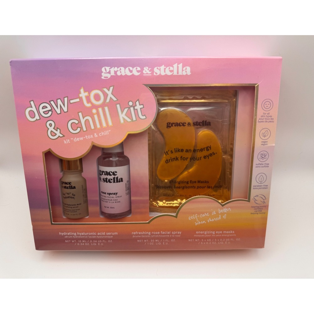 Grace & Stella Dew-Tox & Chill Kit Brand New‎